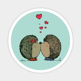 Hedgehogs in love Magnet